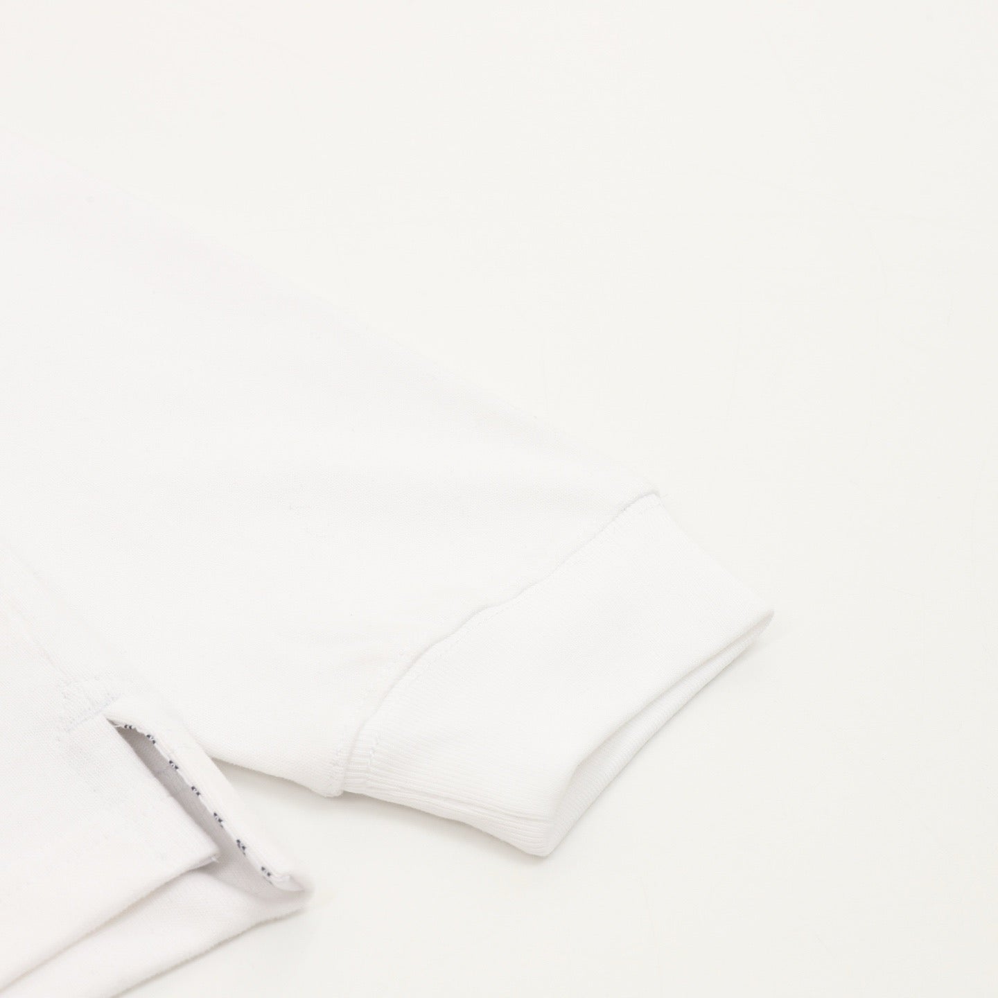 Acne Studios Black & White Striped Long-Sleeve Polo Shirt
