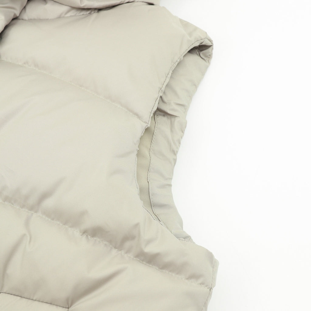 Saint Laurent Women's / Men's Hooded Puffer Vest in Light Grey