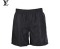 Louis Vuitton Black Embossed Monogram Elastic Waist Shorts