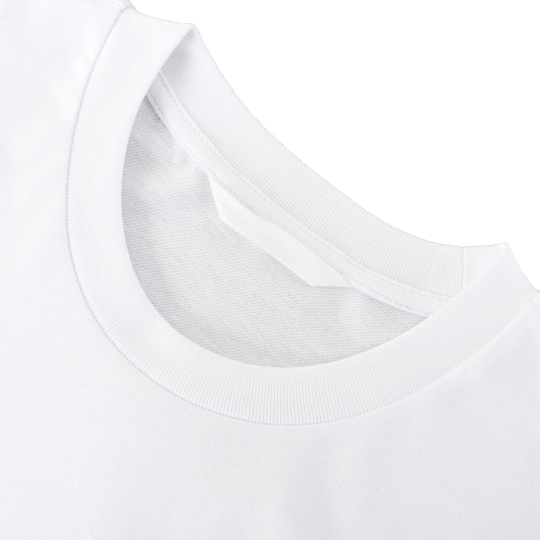 Moncler Men's White Cartoon Logo T-Shirt