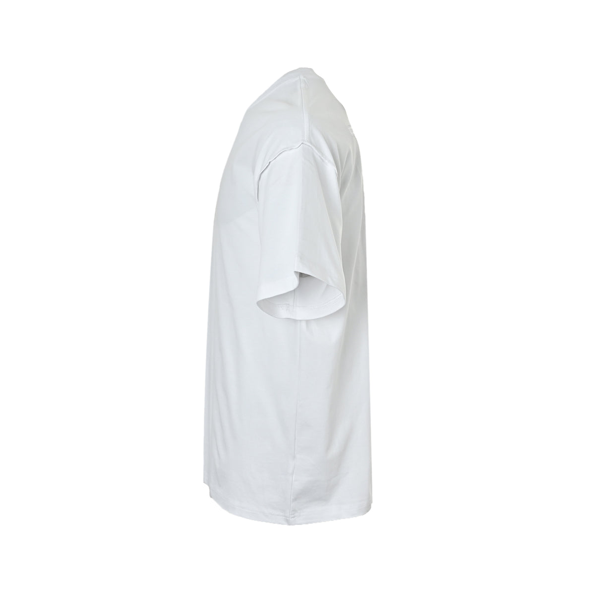 Louis Vuitton Embossed Square LV Logo Short-Sleeve T-Shirt in White