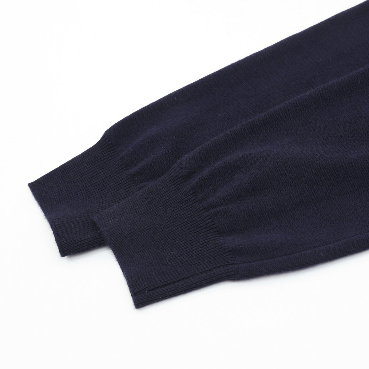 Zegna Women's Men's Navy Half-Zip Cashmere Sweater