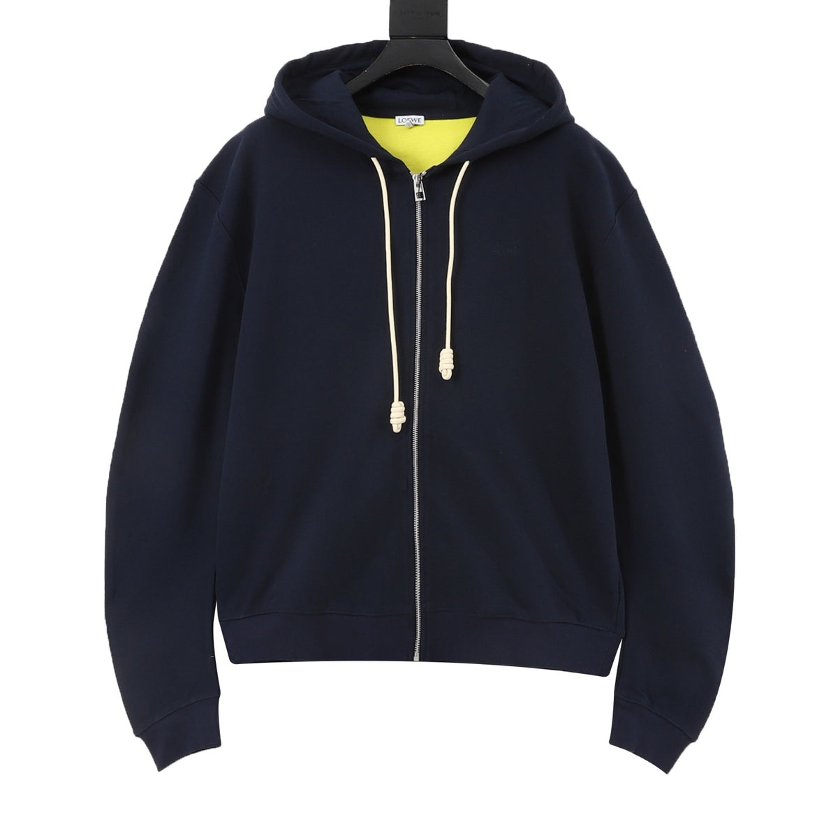 Loewe Women's Men's Navy Zip-Up Hoodie