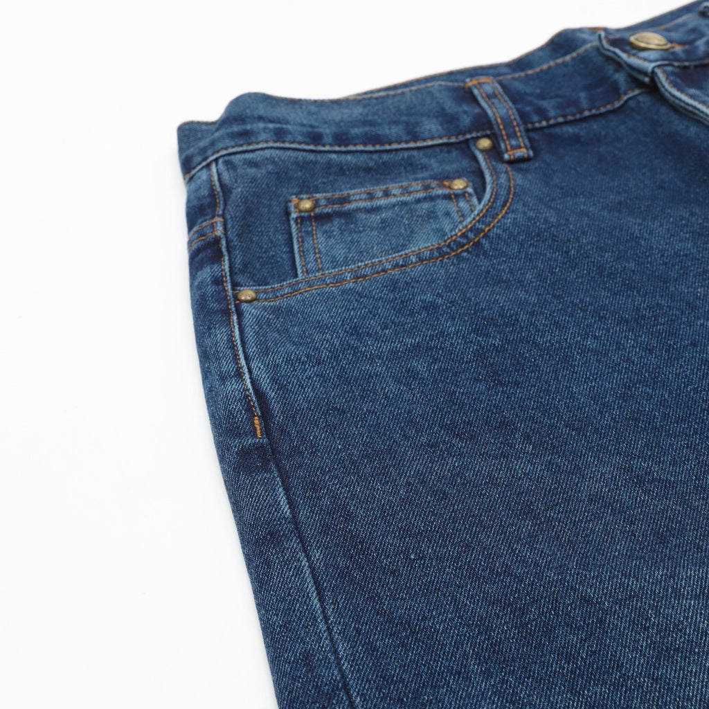 Louis Vuitton Men's Wide-Leg Jeans in Blue
