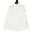 Loro Piana LP Linen Shirt | Dark Brown Breathable Luxury Long Sleeve