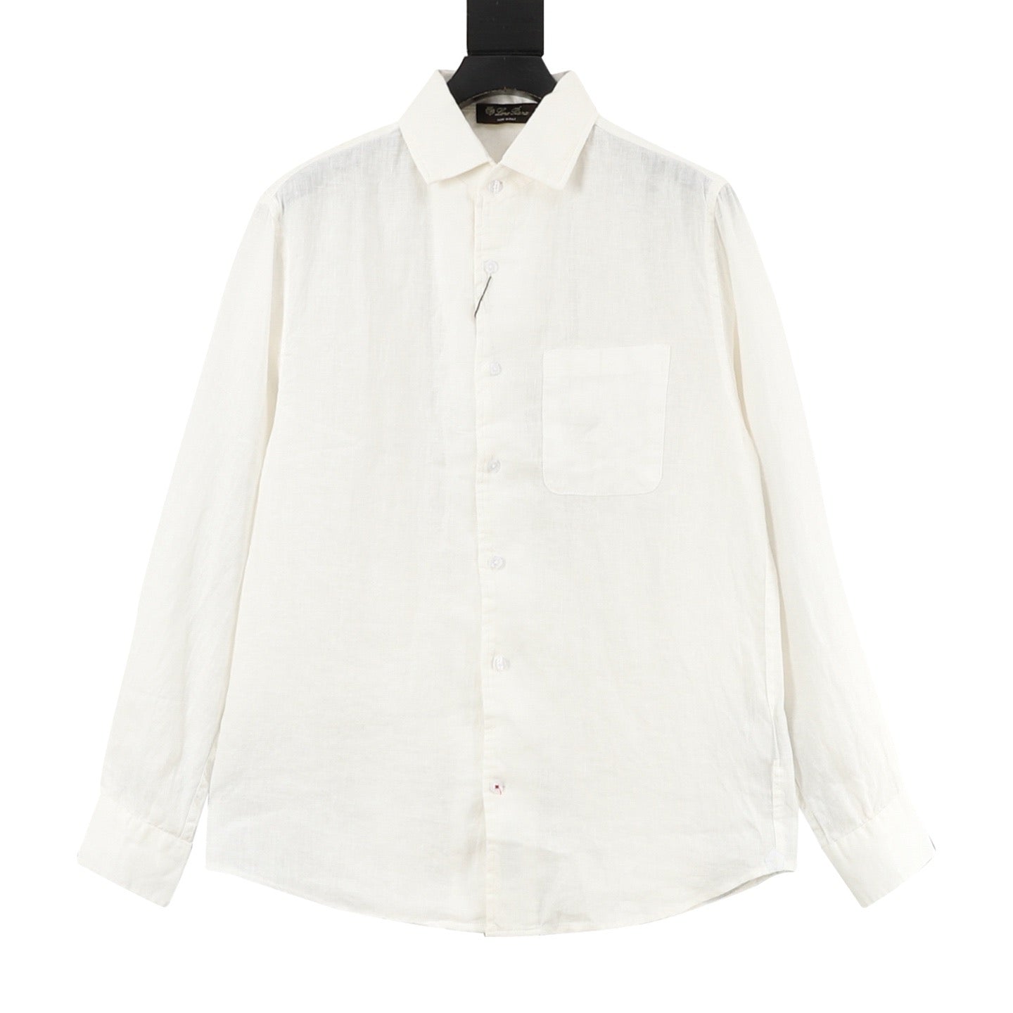 Loro Piana LP Linen Shirt | Dark Brown Breathable Luxury Long Sleeve