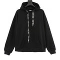 Celine Dual-Tone Logo Webbing Drawstring Oversized Hoodie