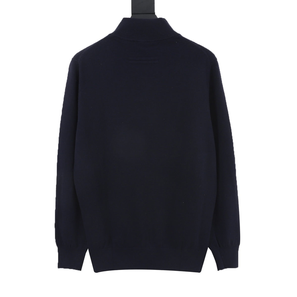 Zegna Women's Men's Navy Half-Zip Cashmere Sweater
