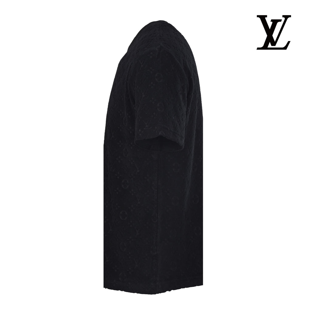 Louis Vuitton Men's Black Monogram Towelling T-Shirt