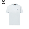 Louis Vuitton Light Blue Cuff Logo Short Sleeve T-Shirt