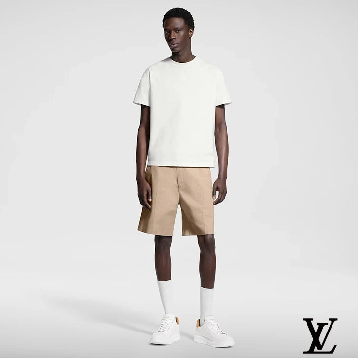Louis Vuitton Beige Monogram Jacquard Shorts