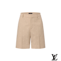 Louis Vuitton Beige Monogram Jacquard Shorts