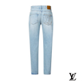 Louis Vuitton Light Wash Straight-Leg Denim Jeans