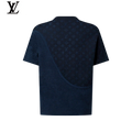 LV Monogram Mix Knit Short-Sleeve Top