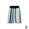 Louis Vuitton Multicolor Striped Knit Shorts