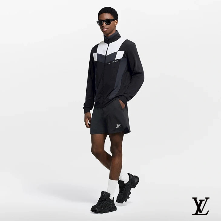 Louis Vuitton Black Double-Layer Sport Shorts
