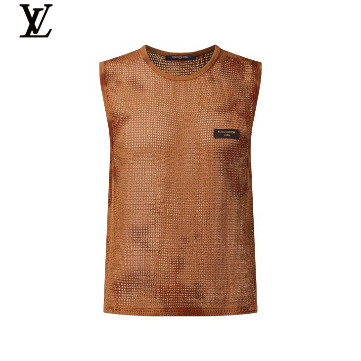 Louis Vuitton Mesh Tie-Dye Sleeveless Top