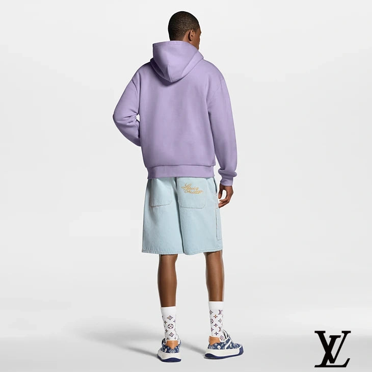 Louis Vuitton Light Blue Denim Shorts