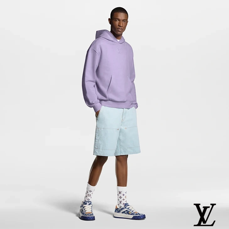 Louis Vuitton Light Blue Denim Shorts