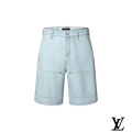 Louis Vuitton Light Blue Denim Shorts