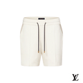 Louis Vuitton Off-White Drawstring Knit Shorts