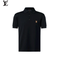 Louis Vuitton Gold LV Logo Embroidery Polo Shirt