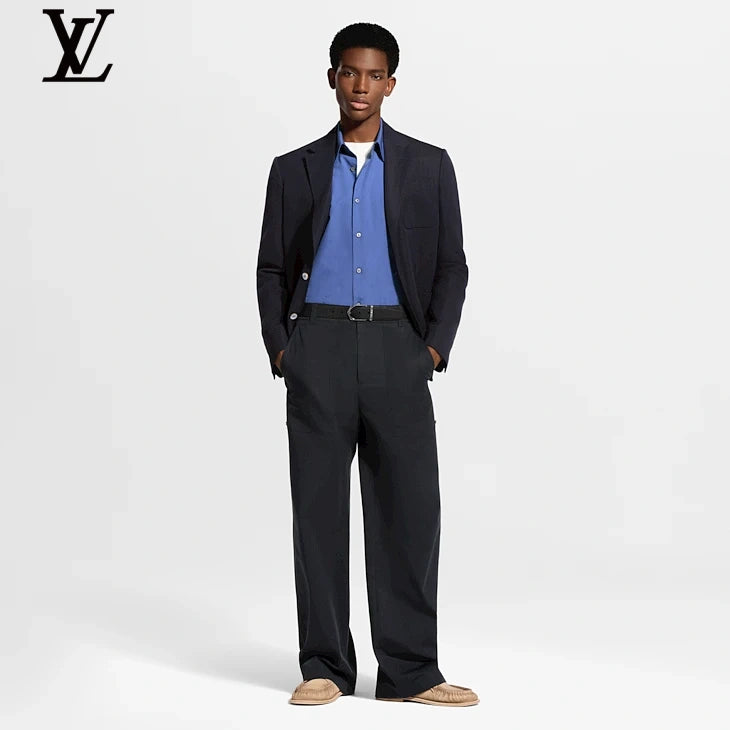 Louis Vuitton Black Wide-Leg Cargo Trousers