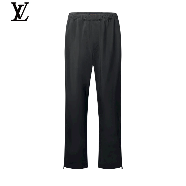 Louis Vuitton Black Elastic-Waist Casual Pants