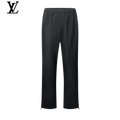 Louis Vuitton Black Elastic-Waist Casual Pants