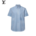 Louis Vuitton Monogram Patchwork Short Sleeve Shirt Light Tones