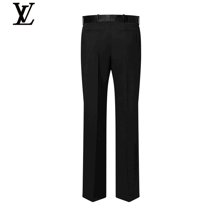 Louis Vuitton Black Wool Flared Trousers