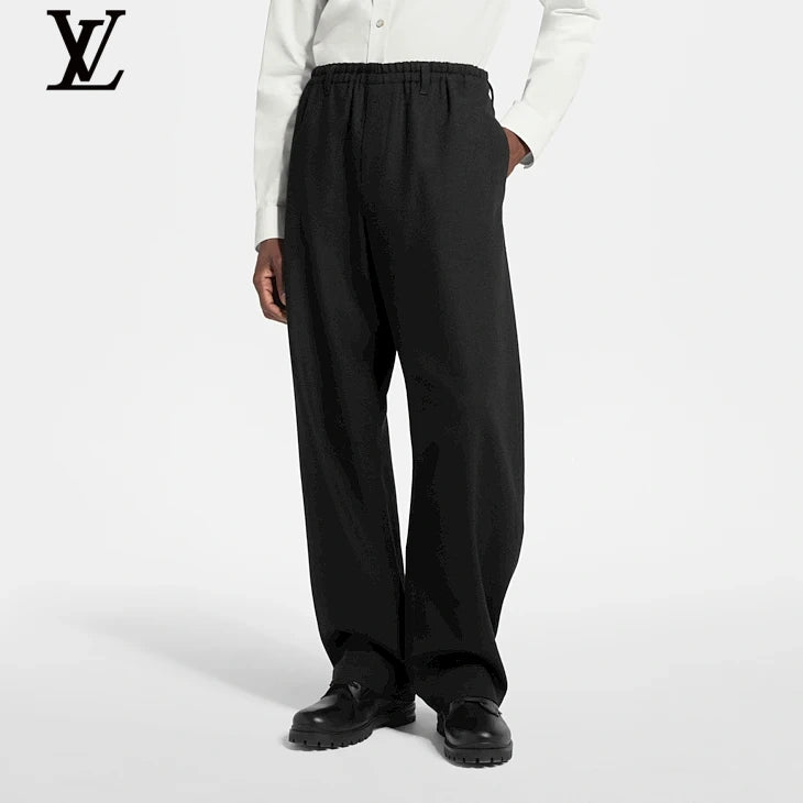 Louis Vuitton Black Wool Trousers