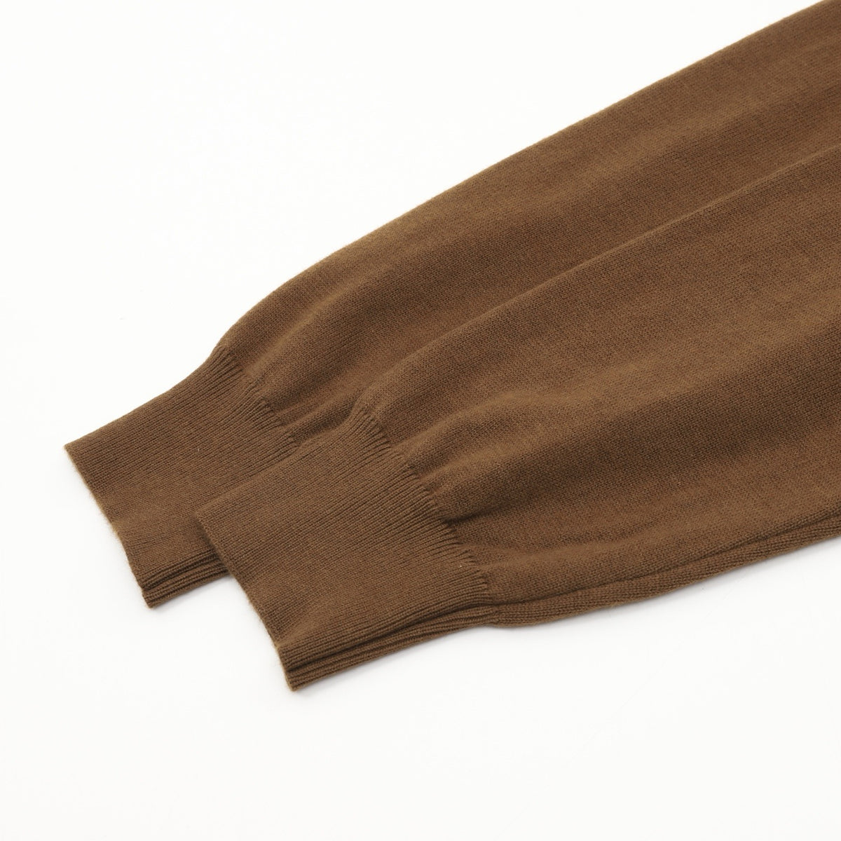 Zegna Women's Men's Brown Half-Zip Cashmere Sweater