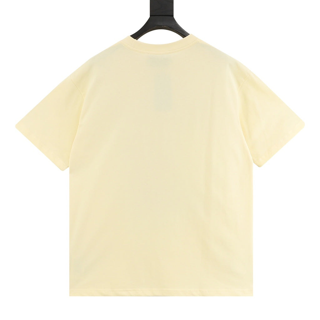 Gucci Men's Cream Baseball Dog Graphic Print T-Shirt