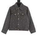Louis Vuitton Women's & Men's Grey Monogram Denim Jacket