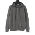 Loewe Anagram Zip-Up Hooded Knit Cardigan