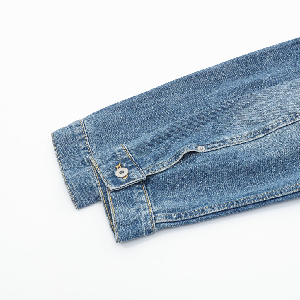 Dior CD Embroidered Pocket Zip-Up Denim Jacket