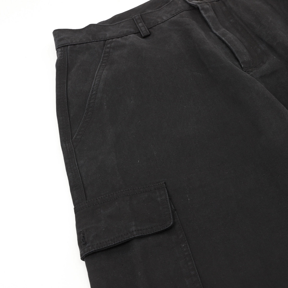 Prada Women's Men's Black Wide-Leg Cargo Pants