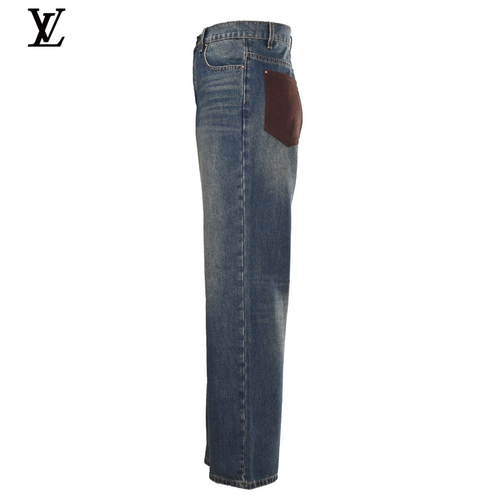 Louis Vuitton Washed Flare Jeans – Wide-Leg Denim