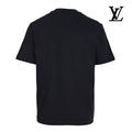 Louis Vuitton Men's Black Plain Short Sleeve T-Shirt