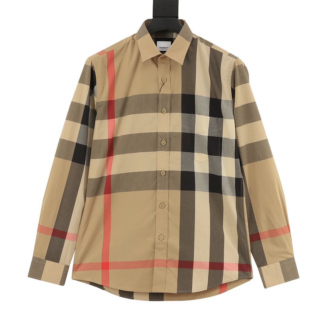 Burberry Women's & Men's Summerton Archive Beige Check Cotton Shirt