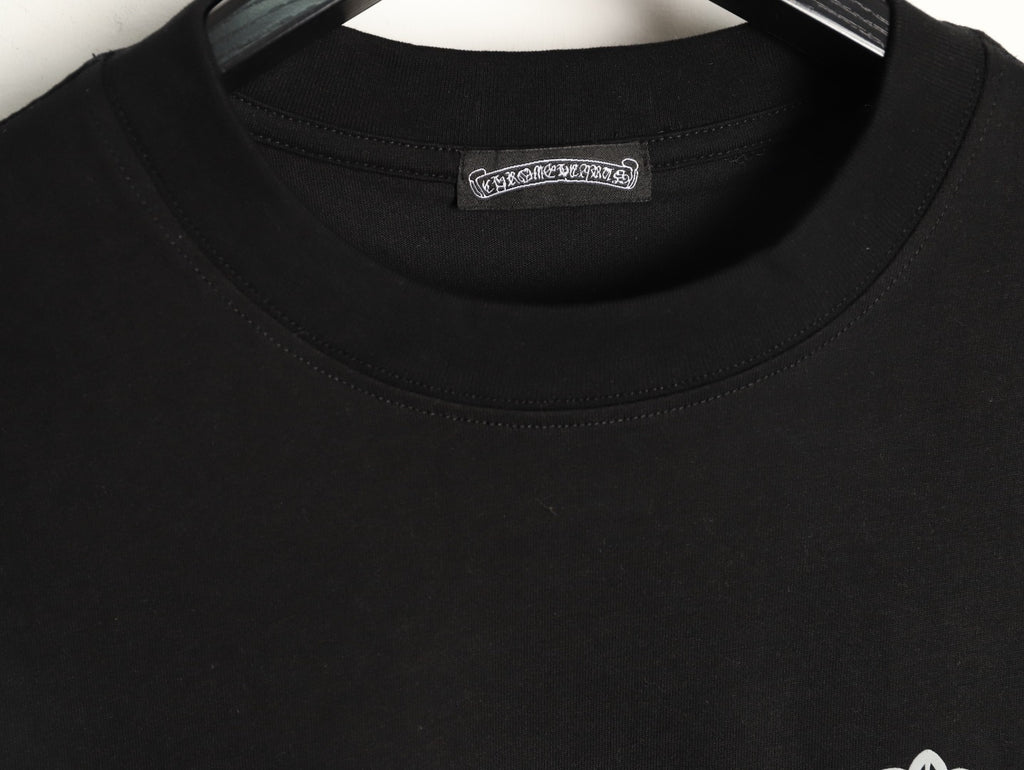Chrome Hearts Men's Black Cross Logo T-Shirt