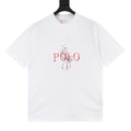 Polo Ralph Lauren Big Pony Watercolor Print Short-Sleeve T-Shirt in White