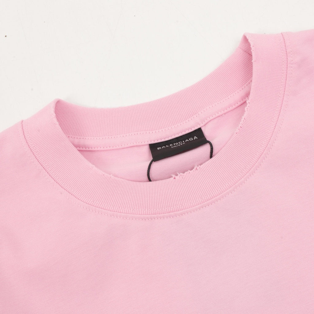 VOGUE Women's Men's Pink Logo Long-Sleeve T-Shirt