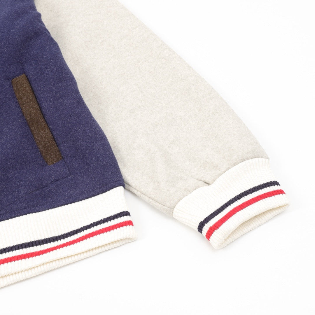 Thom Browne Women's & Men's Color-Block Wool Varsity Jacket