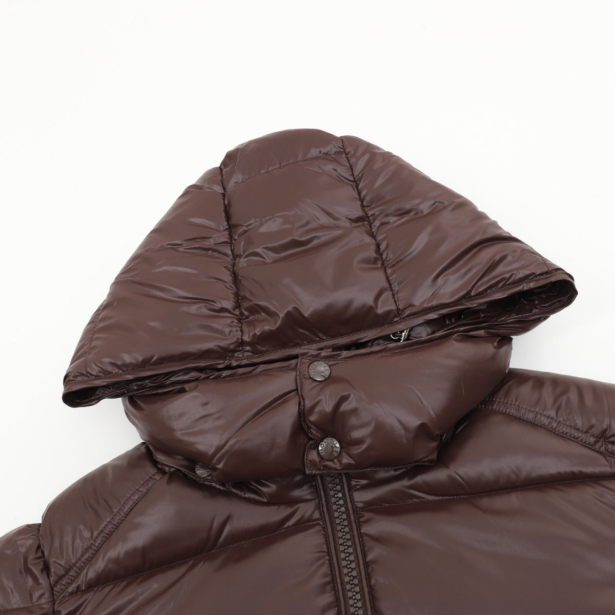 Moncler Men's / Women's Glossy Quilted Hooded Down Puffer Jacket