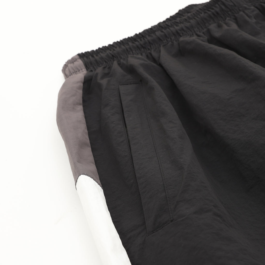 Balenciaga BLCG Sport Logo Track Pants — Black, Green & White Panel | FW24