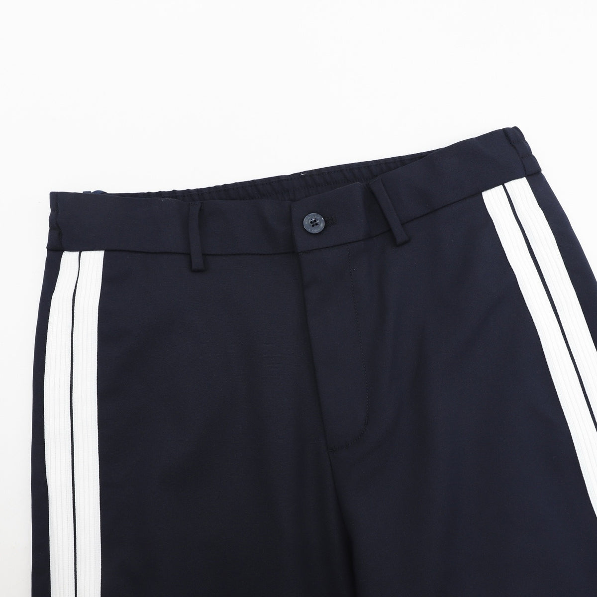 Fendi Men's Side-Stripe Trousers in Navy