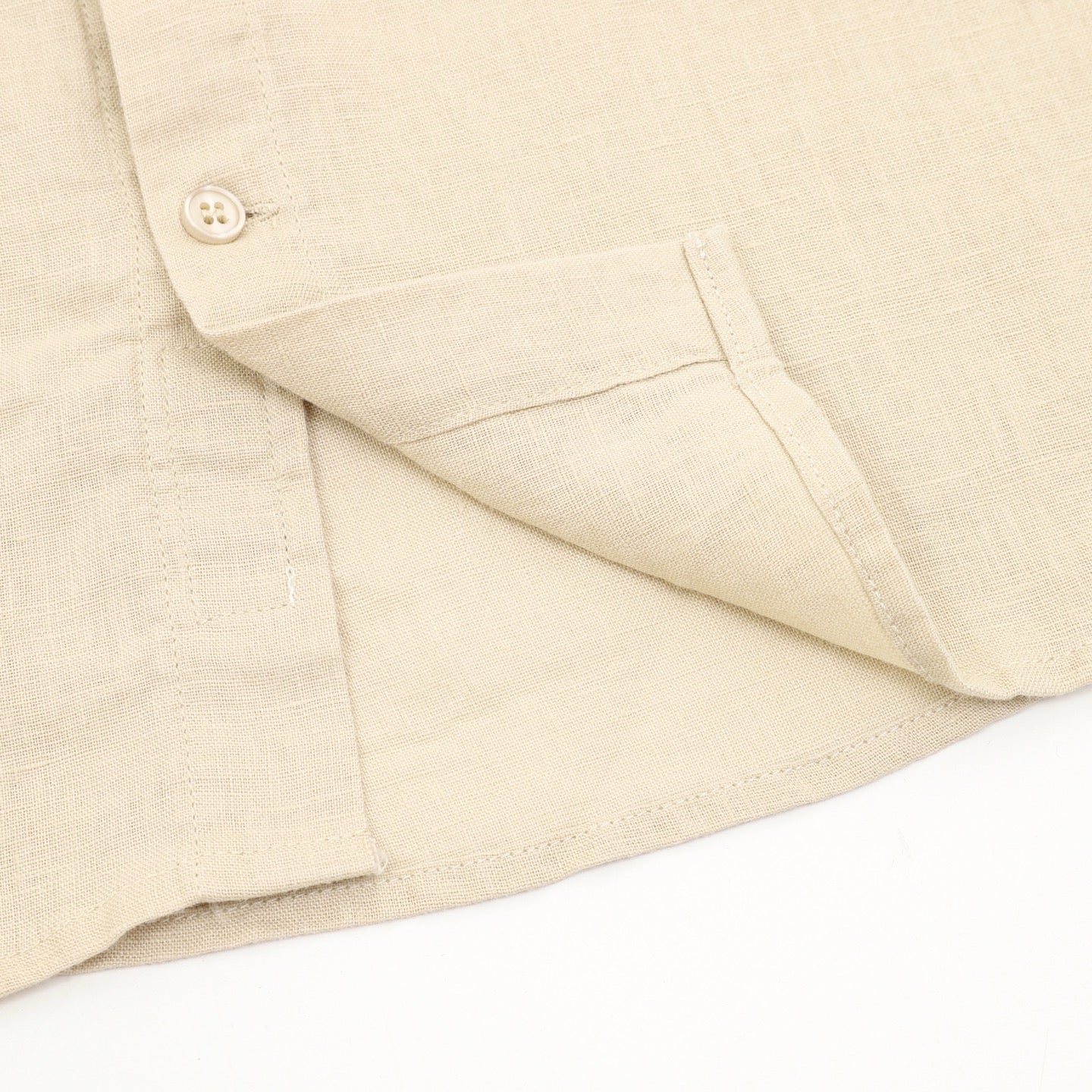 Loro Piana Crew Neck Linen Shirt