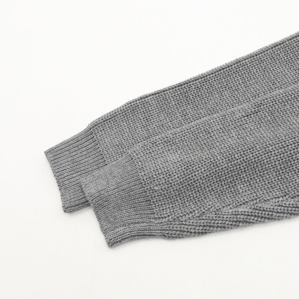 Celine Women's Men's Grey Triomphe Logo Knit Hoodie